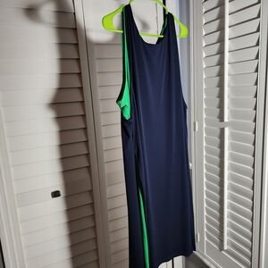 Spense Green and Navy Dress